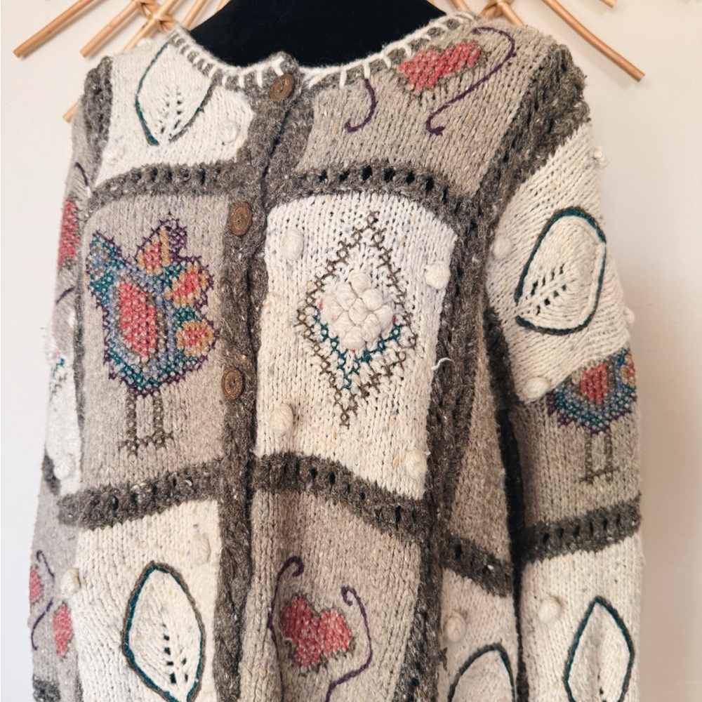 Express Multicolor Patterned Cardigan - image 3